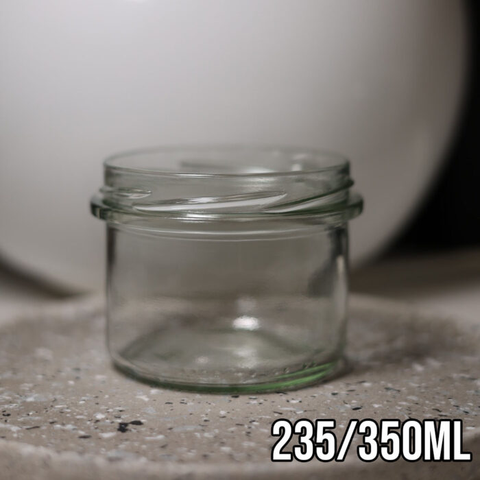 Słoik 235/350 ml Centrownik do przyklejania knotów