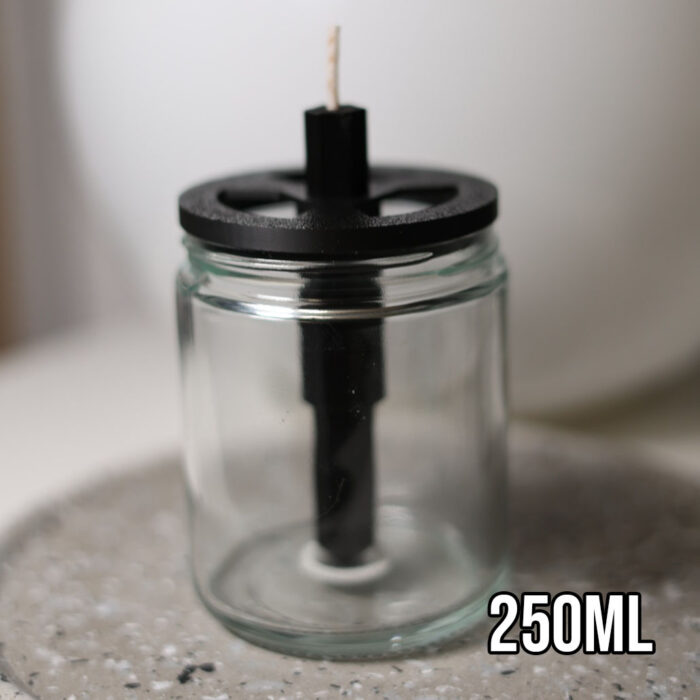 Słoik 250 ml Centrownik do przyklejania knotów