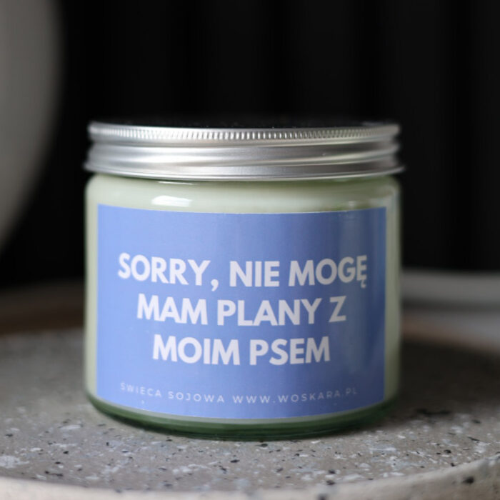 SORRY, NIE MOGĘ MAM PLANY Z MOIM PSEM