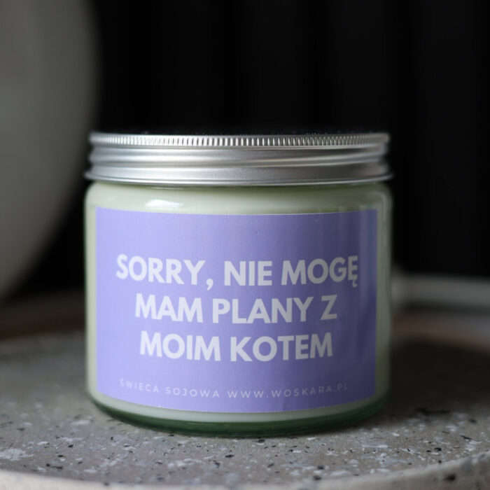 SORRY, NIE MOGĘ MAM PLANY Z MOIM KOTEM