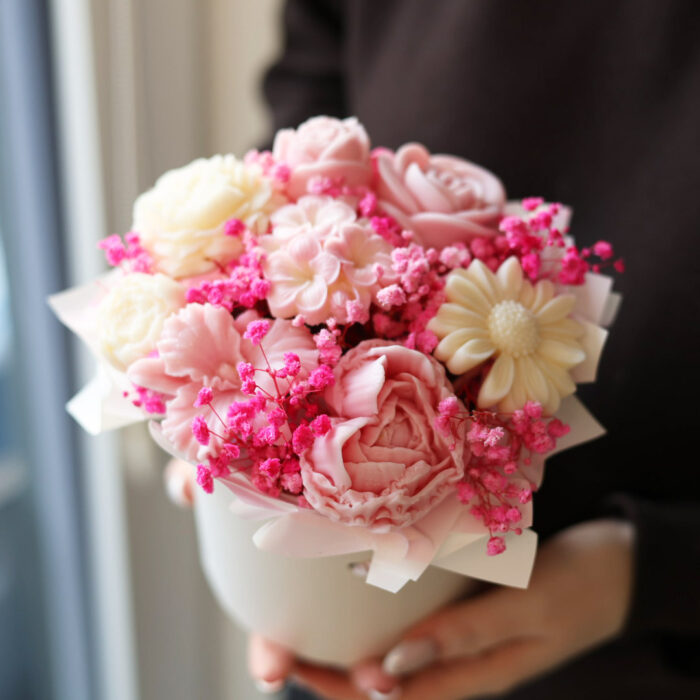 FLOWERBOX M PINK (OD RĘKI) - obrazek 2