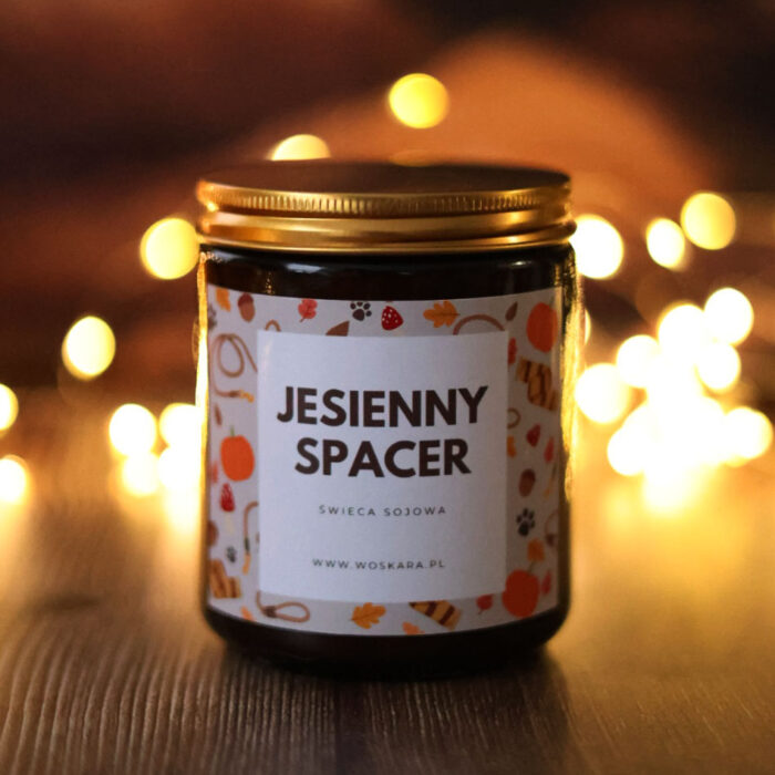 Świeca Sojowa JESIENNY SPACER - obrazek 2