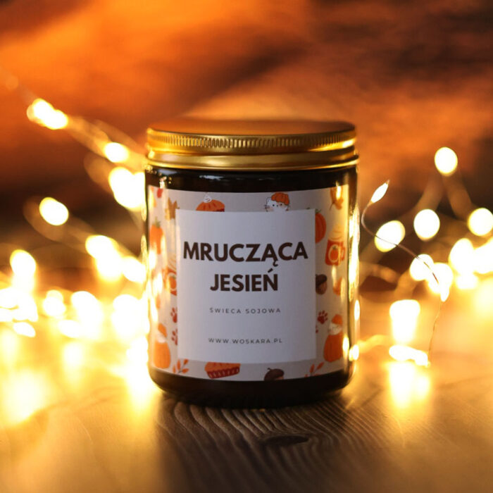 Świeca Sojowa MRUCZĄCA JESIEŃ - obrazek 2