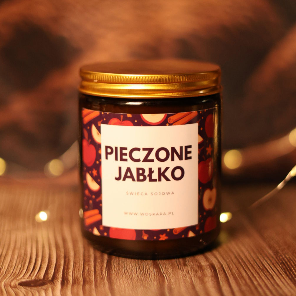 Świeca Sojowa Pieczone Jabłko