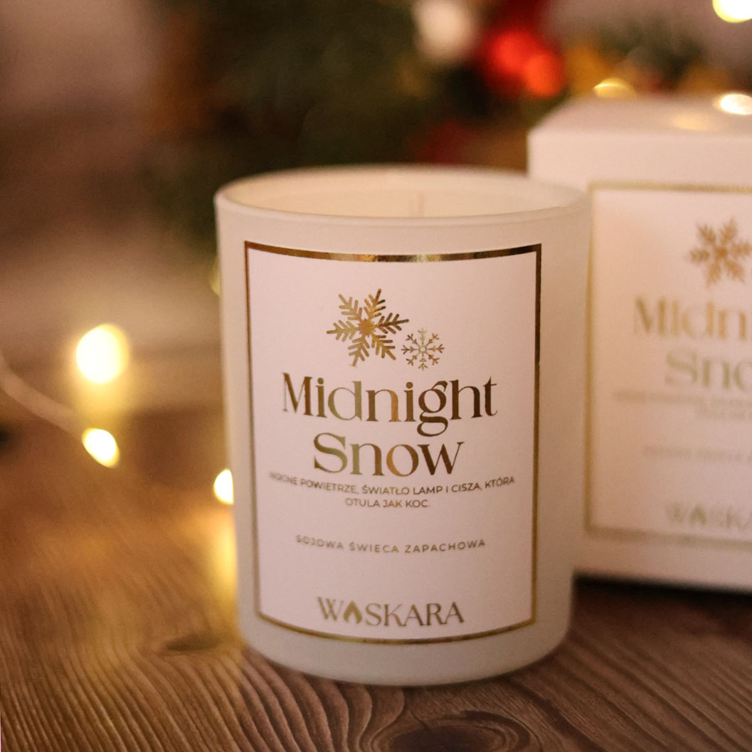 Świeca Sojowa Midnight Snow M