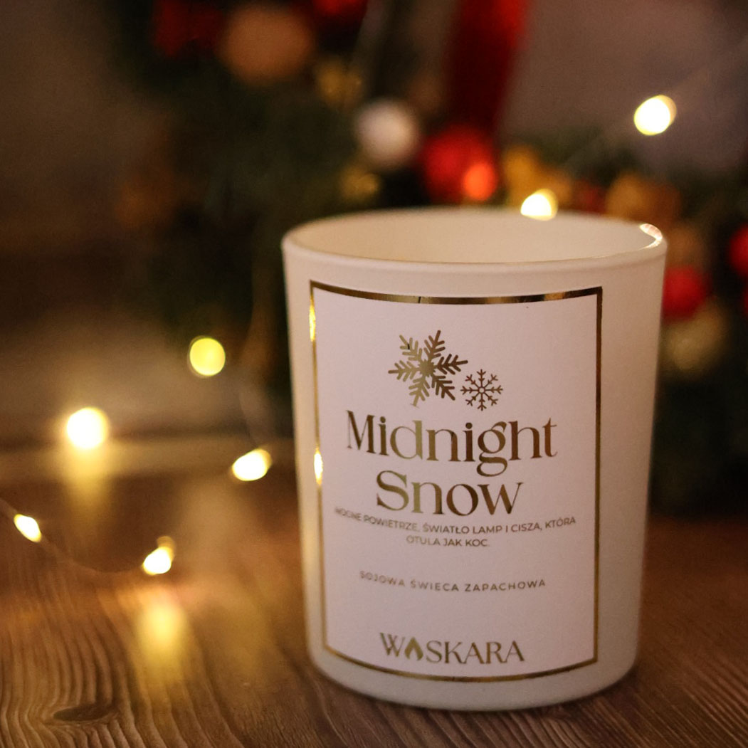 Świeca Sojowa Midnight Snow L