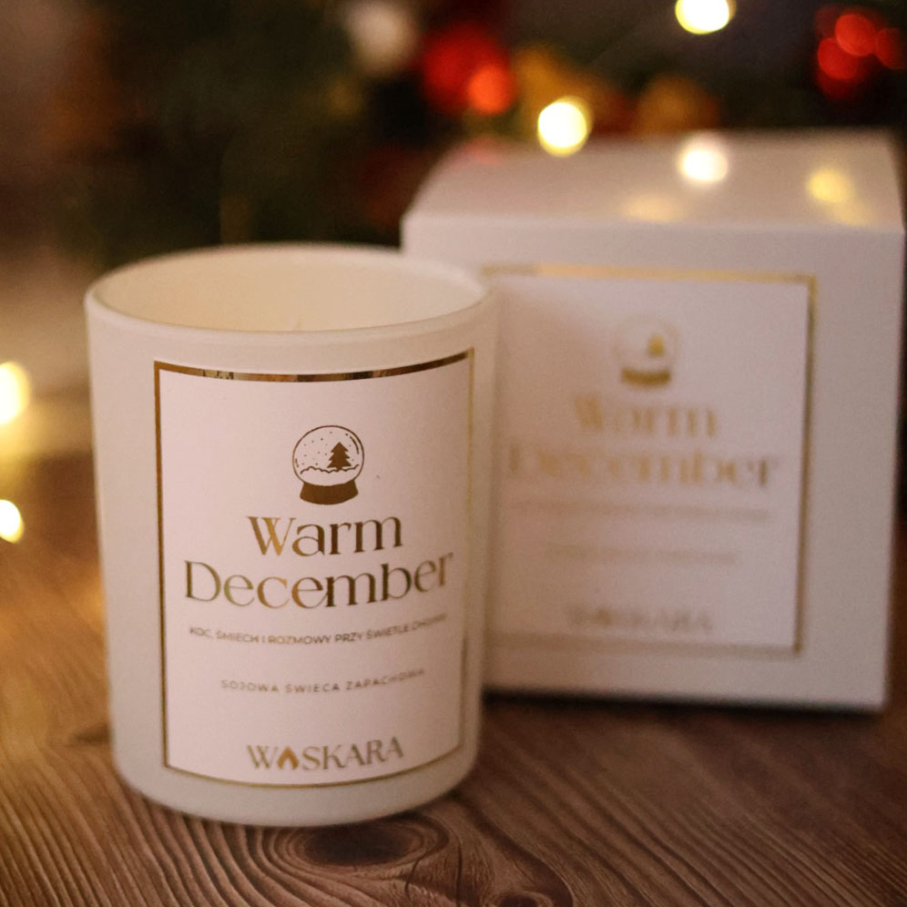 Świeca Sojowa Warm December M