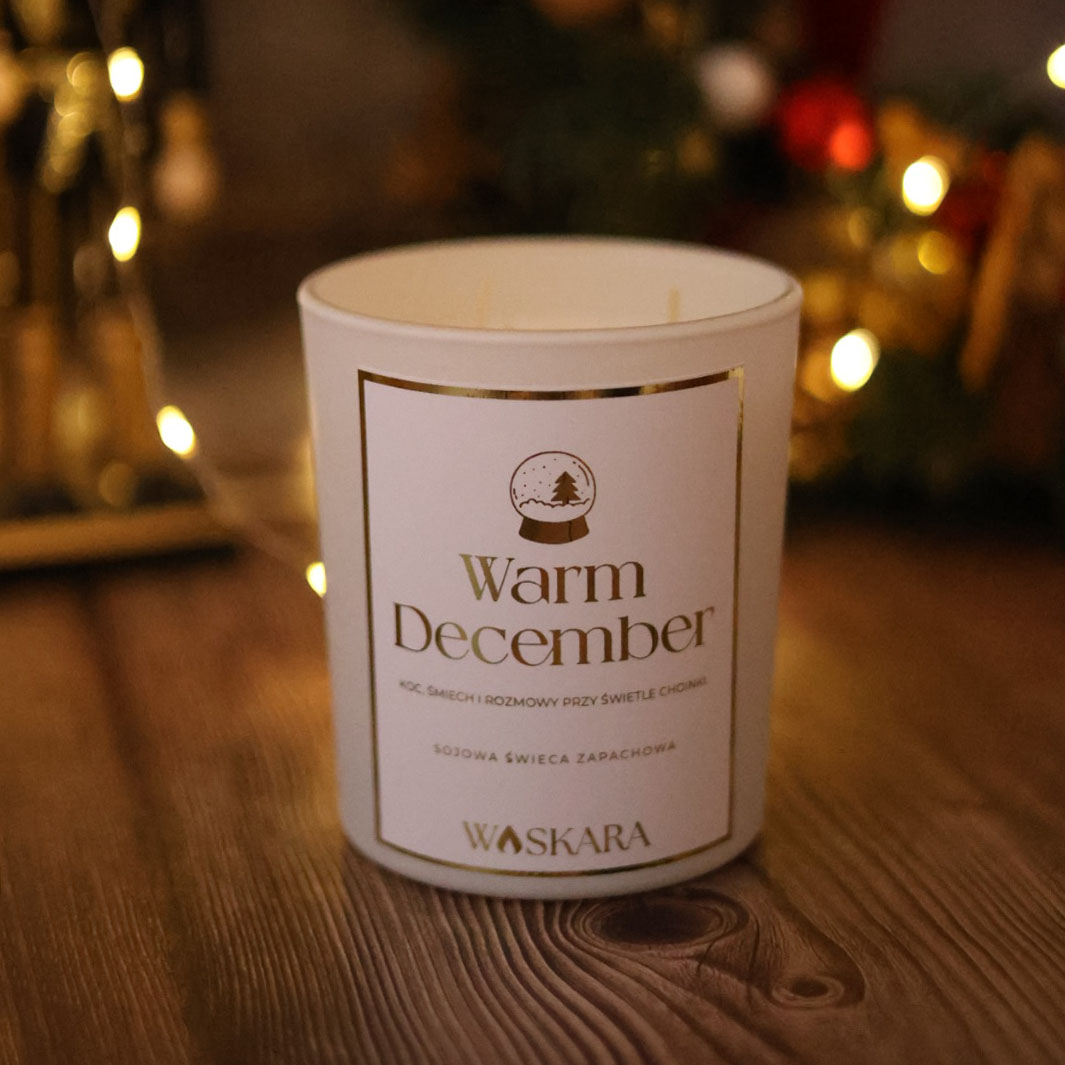 Świeca Sojowa Warm December L