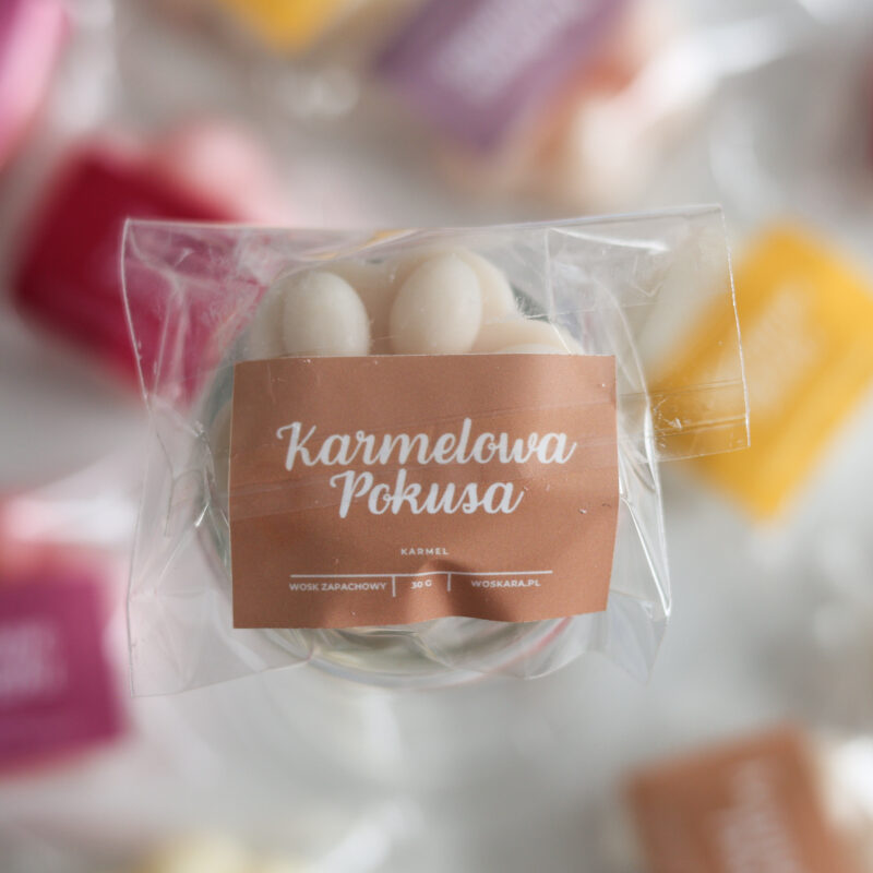 Wosk Zapachowy Łapka - Karmelowa Pokusa