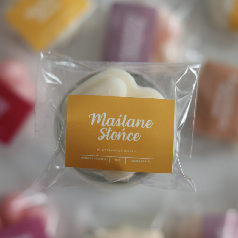 Wosk Zapachowy Łapka - Maślane Słońce