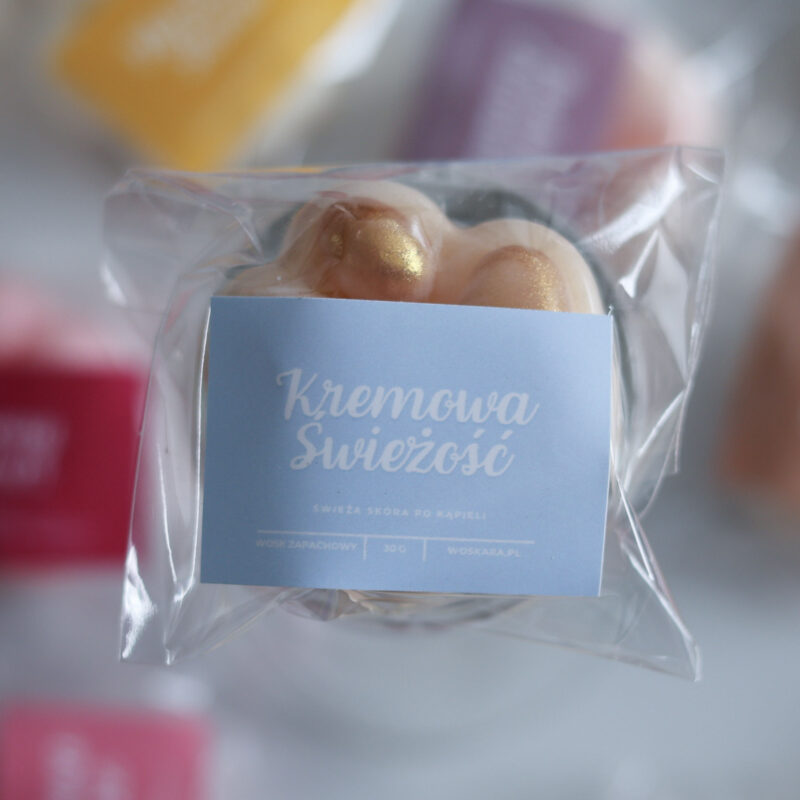 Wosk Zapachowy Łapka - Kremowa Świeżość