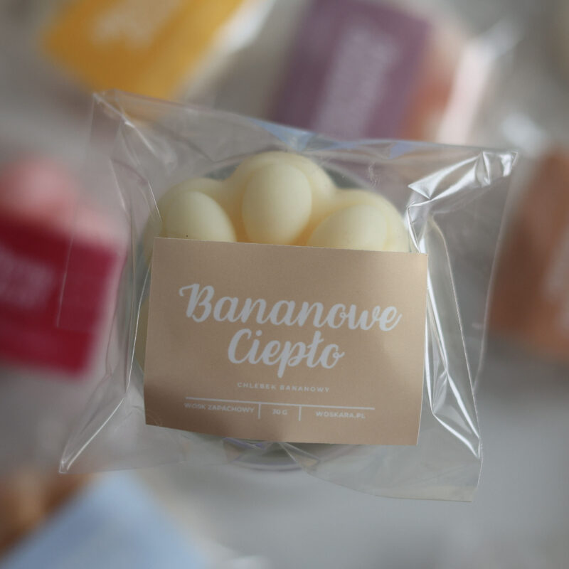 Wosk Zapachowy Łapka - Bananowe Ciepło