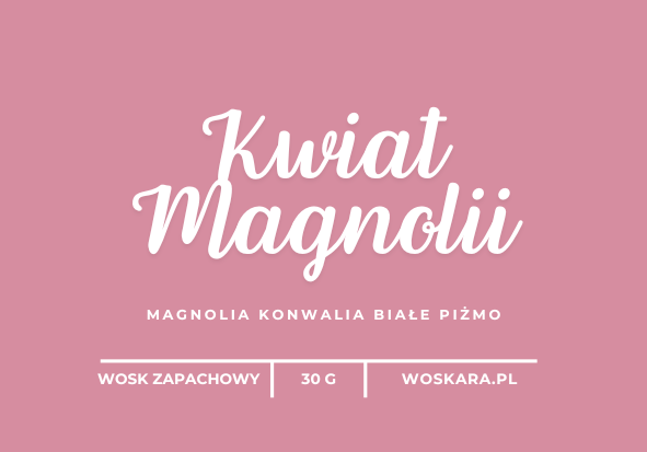 Wosk Zapachowy Łapka - Kwiat Magnolii