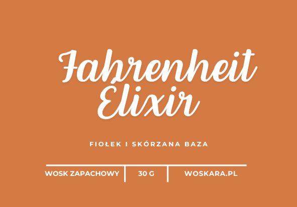 Wosk Zapachowy Łapka - Fahrenheit Elixir