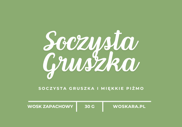Wosk Zapachowy Łapka - Soczysta Gruszka
