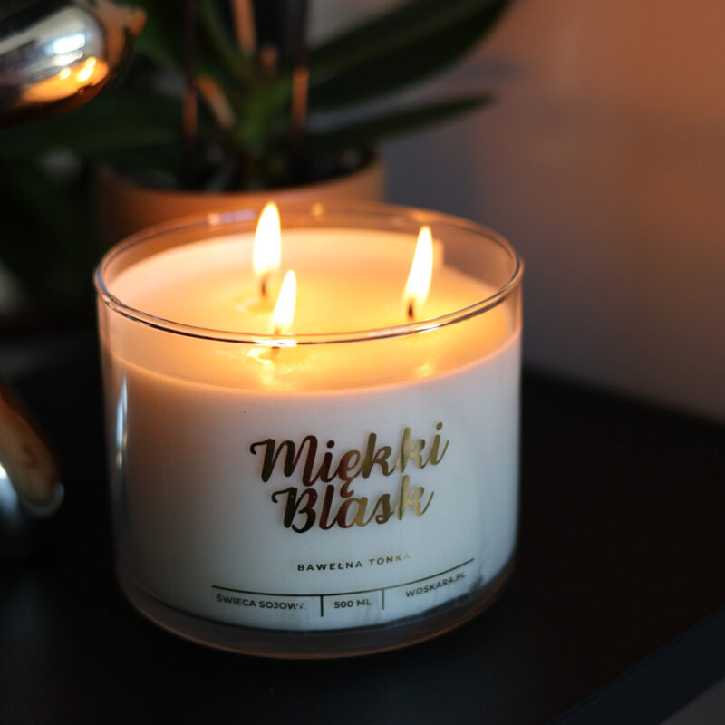 Świeca Sojowa Miękki Blask