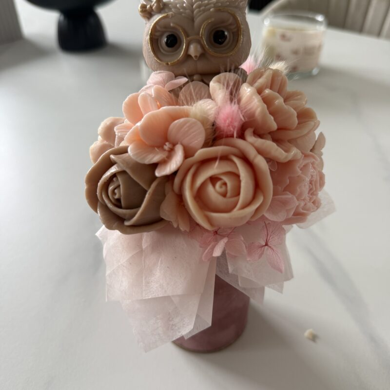 FLOWERBOX SOWA XS PEACH