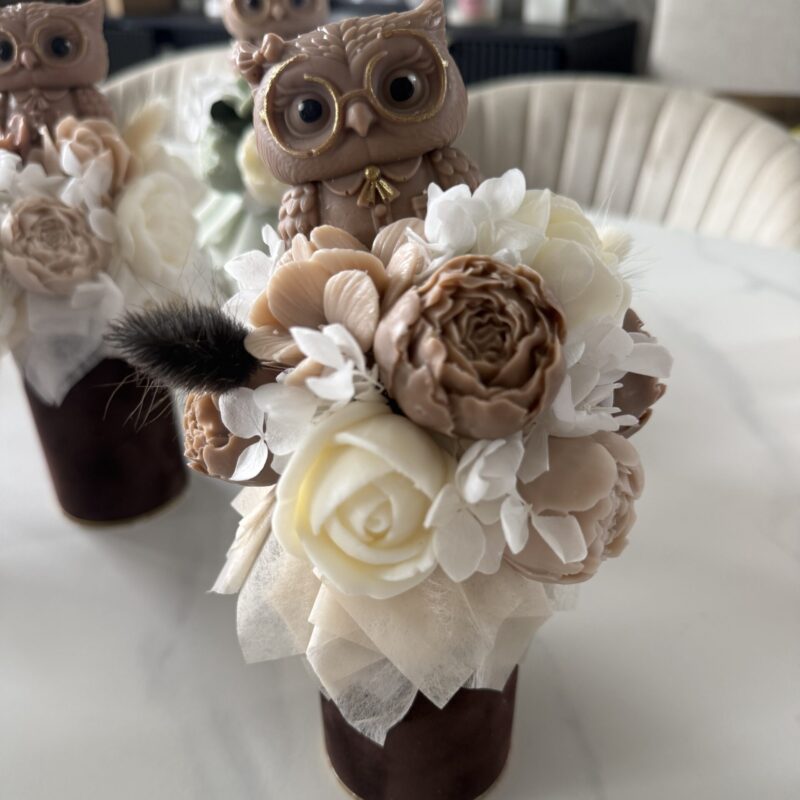 FLOWERBOX SOWA XS BROWN