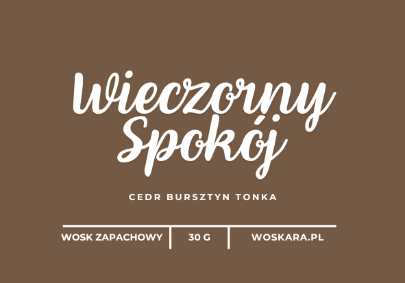 Wosk Zapachowy Wieczorny Spokój
