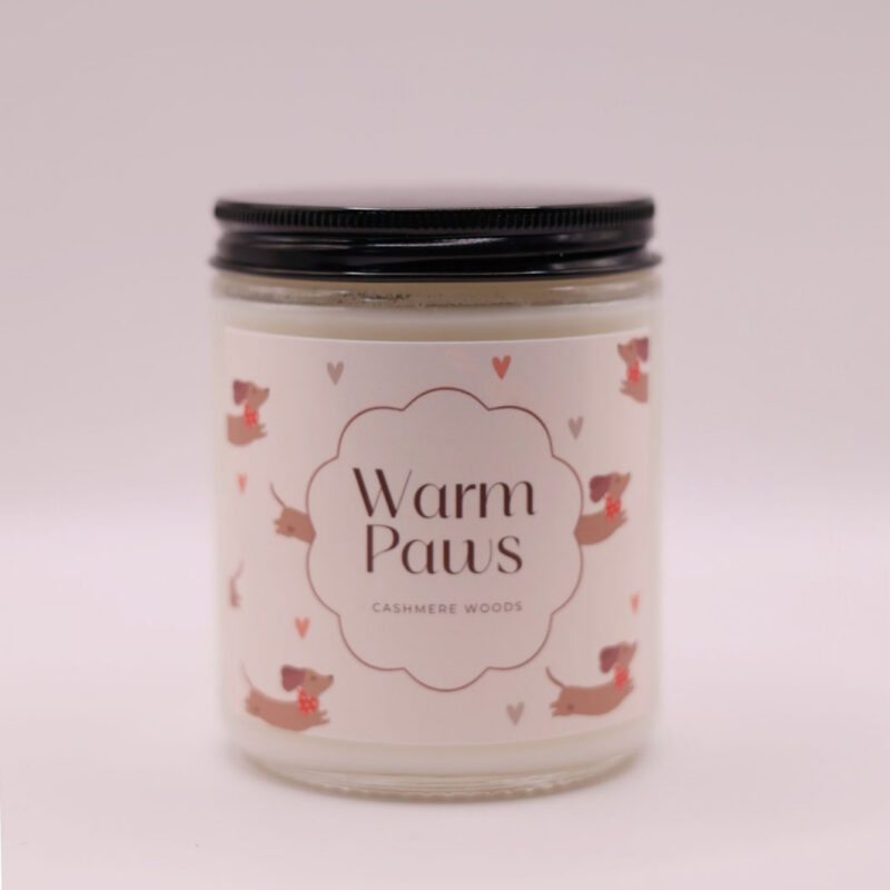 Świeca Sojowa Warm Paws